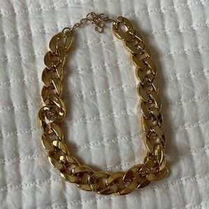 Gold Chain Statement Necklace